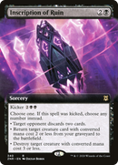 Inscription of Ruin (Extended Art) [Zendikar Rising] - The Mythic Store | 24h Order Processing