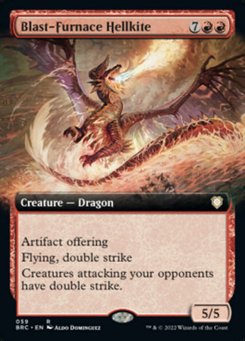 Blast-Furnace Hellkite (Extended Art) [The Brothers' War Commander] - The Mythic Store | 24h Order Processing