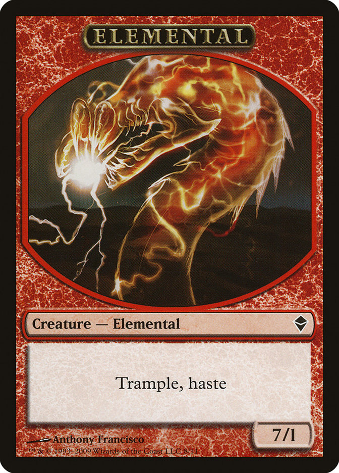 Elemental Token [Zendikar Tokens] - The Mythic Store | 24h Order Processing