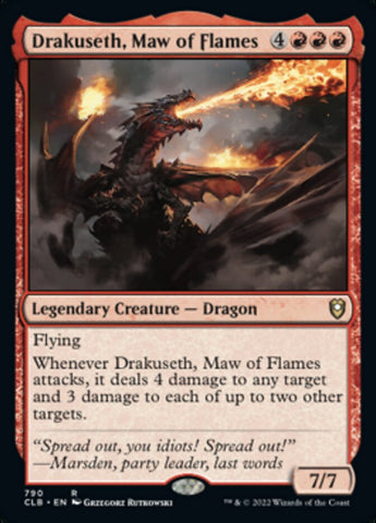 Drakuseth, Maw of Flames [Commander Legends: Battle for Baldur's Gate] - The Mythic Store | 24h Order Processing
