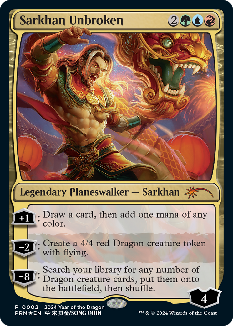 Sarkhan Unbroken (Year of the Dragon 2024) [Standard Showdown Promos] - The Mythic Store | 24h Order Processing