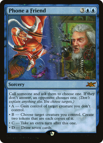 Phone a Friend (Galaxy Foil) [Unfinity] - The Mythic Store | 24h Order Processing