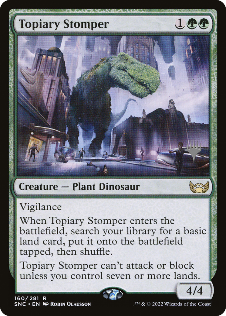 Topiary Stomper (Promo Pack) [Streets of New Capenna Promos] - The Mythic Store | 24h Order Processing