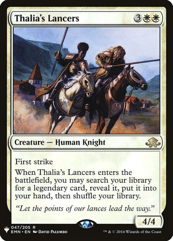 Thalia's Lancers [The List] - The Mythic Store | 24h Order Processing