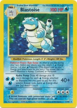 Blastoise (2/102) [Base Set Unlimited] - The Mythic Store | 24h Order Processing