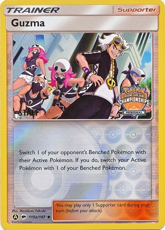 Guzma (115a/147) (Regional Championship Promo Staff) [Sun & Moon: Burning Shadows] - The Mythic Store | 24h Order Processing
