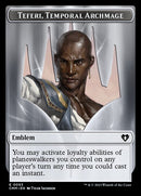 Servo // Emblem - Teferi, Temporal Archmage Double-Sided Token [Commander Masters Tokens] - The Mythic Store | 24h Order Processing
