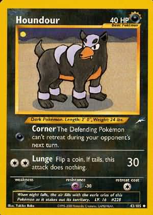 Houndour (43/105) [Neo Destiny Unlimited] - The Mythic Store | 24h Order Processing
