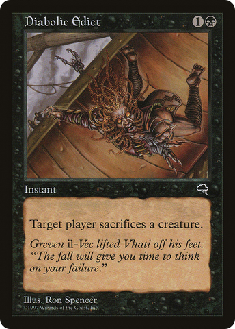 Diabolic Edict [Tempest] - The Mythic Store | 24h Order Processing