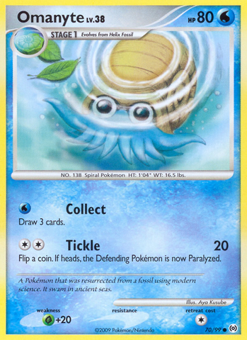 Omanyte (70/99) [Platinum: Arceus] - The Mythic Store | 24h Order Processing