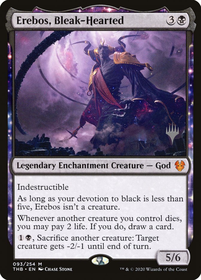 Erebos, Bleak-Hearted (Promo Pack) [Theros Beyond Death Promos] - The Mythic Store | 24h Order Processing