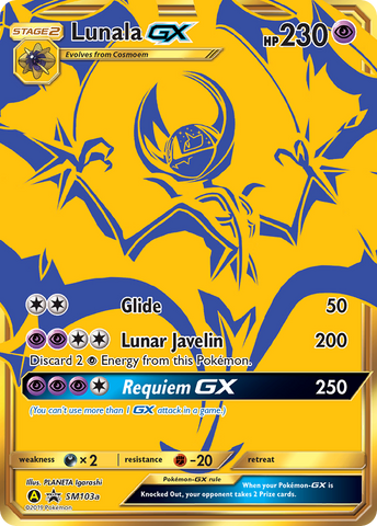 Lunala GX (SM103a) [Sun & Moon: Black Star Promos] - The Mythic Store | 24h Order Processing
