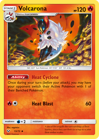 Volcarona (13/73) [Sun & Moon: Shining Legends] - The Mythic Store | 24h Order Processing