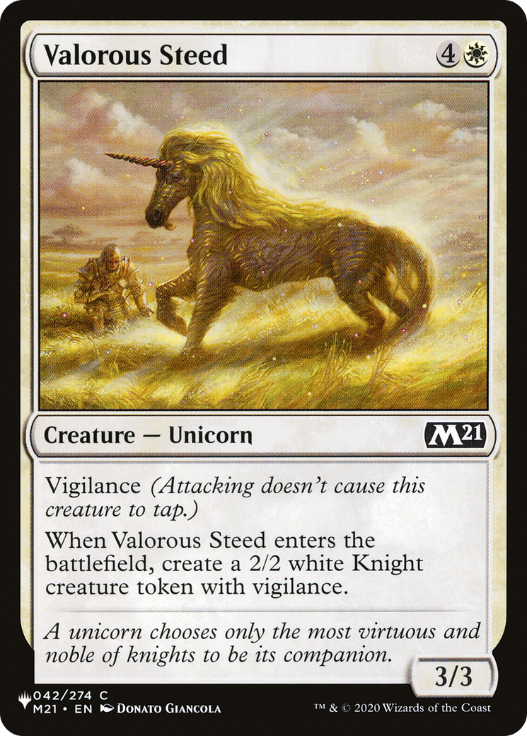 Valorous Steed [The List Reprints] - The Mythic Store | 24h Order Processing