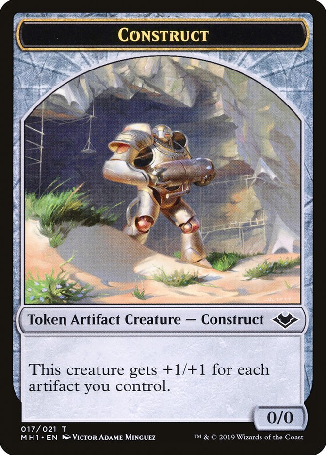 Shapeshifter (001) // Construct (017) Double-Sided Token [Modern Horizons Tokens] - The Mythic Store | 24h Order Processing