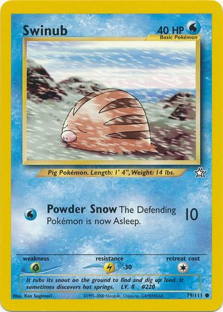 Swinub (79/111) [Neo Genesis Unlimited] - The Mythic Store | 24h Order Processing