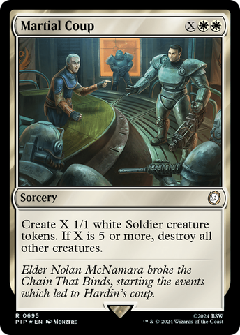 Martial Coup (Surge Foil) [Fallout] - The Mythic Store | 24h Order Processing