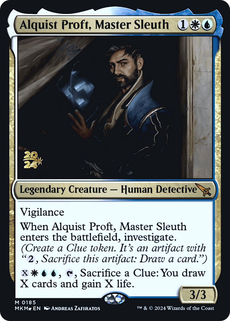 Alquist Proft, Master Sleuth [Murders at Karlov Manor Prerelease Promos] - The Mythic Store | 24h Order Processing