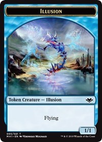 Illusion (005) // Wrenn and Six Emblem (021) Double-Sided Token [Modern Horizons Tokens] - The Mythic Store | 24h Order Processing