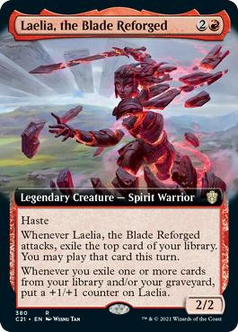 Laelia, the Blade Reforged (Extended Art) [Commander 2021] - The Mythic Store | 24h Order Processing