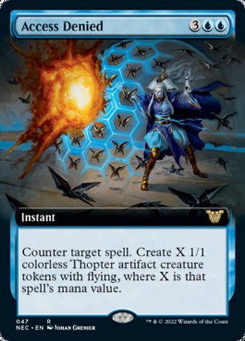 Access Denied (Extended Art) [Kamigawa: Neon Dynasty Commander] - The Mythic Store | 24h Order Processing
