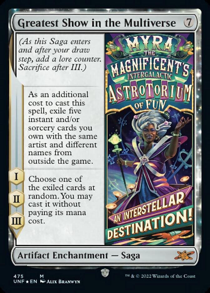 Greatest Show in the Multiverse (Galaxy Foil) [Unfinity] - The Mythic Store | 24h Order Processing