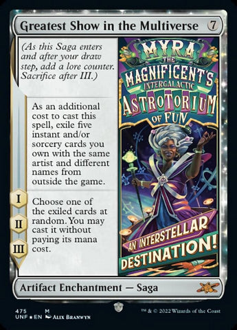 Greatest Show in the Multiverse (Galaxy Foil) [Unfinity] - The Mythic Store | 24h Order Processing