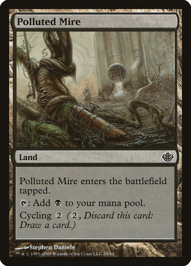 Polluted Mire [Duel Decks: Garruk vs. Liliana] - The Mythic Store | 24h Order Processing