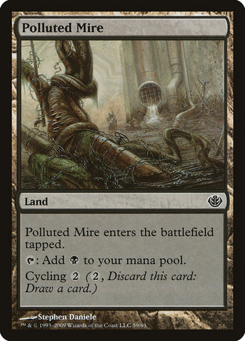Polluted Mire [Duel Decks: Garruk vs. Liliana] - The Mythic Store | 24h Order Processing
