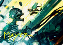 Repel the Vile Art Card (Gold-Stamped Signature) [Kamigawa: Neon Dynasty Art Series] - The Mythic Store | 24h Order Processing