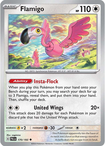 Flamigo (170/193) [Scarlet & Violet: Paldea Evolved] - The Mythic Store | 24h Order Processing