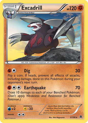 Excadrill (57/98) [Black & White: Emerging Powers] - The Mythic Store | 24h Order Processing