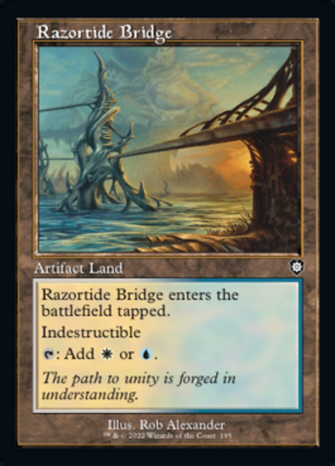Razortide Bridge (Retro) [The Brothers' War Commander] - The Mythic Store | 24h Order Processing