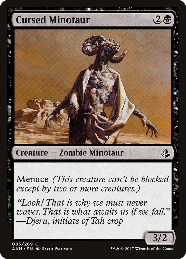 Cursed Minotaur [Amonkhet] - The Mythic Store | 24h Order Processing