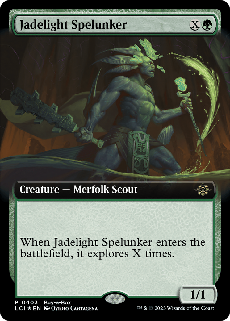 Jadelight Spelunker (Extended Art) (Buy-A-Box) [The Lost Caverns of Ixalan Promos] - The Mythic Store | 24h Order Processing