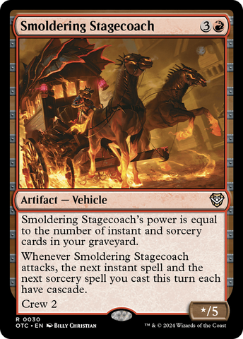 Smoldering Stagecoach [Outlaws of Thunder Junction Commander] - The Mythic Store | 24h Order Processing