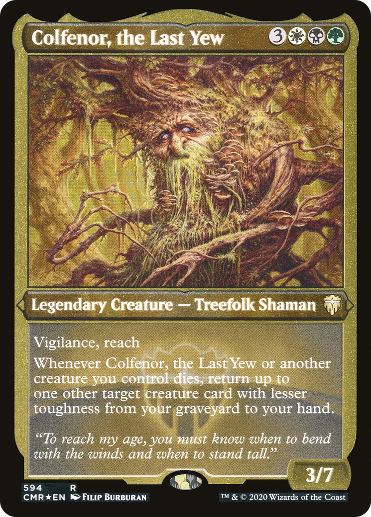 Colfenor, the Last Yew (Etched) [Commander Legends] - The Mythic Store | 24h Order Processing