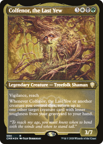Colfenor, the Last Yew (Etched) [Commander Legends] - The Mythic Store | 24h Order Processing