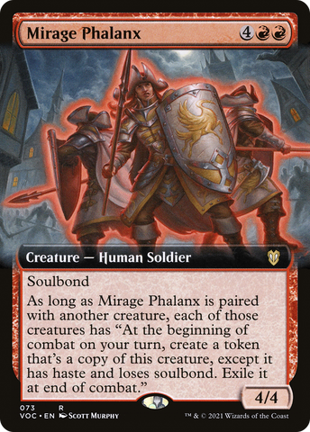 Mirage Phalanx (Extended Art) [Innistrad: Crimson Vow Commander] - The Mythic Store | 24h Order Processing