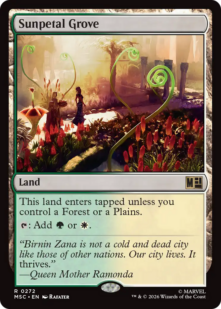 Sunpetal Grove [Marvel Super Heroes Commander] - The Mythic Store | 24h Order Processing