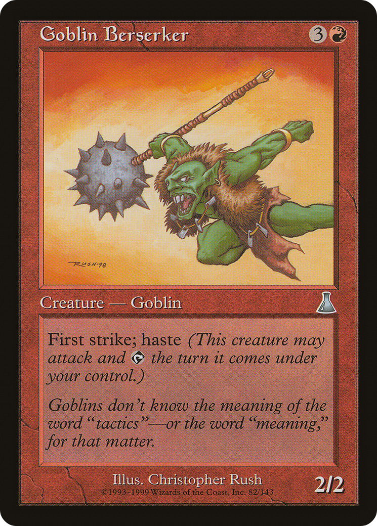 Goblin Berserker [Urza's Destiny] - The Mythic Store | 24h Order Processing
