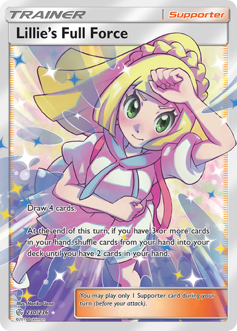 Lillie's Full Force (230/236) [Sun & Moon: Cosmic Eclipse] - The Mythic Store | 24h Order Processing