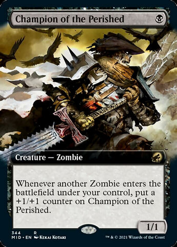 Champion of the Perished (Extended Art) [Innistrad: Midnight Hunt] - The Mythic Store | 24h Order Processing