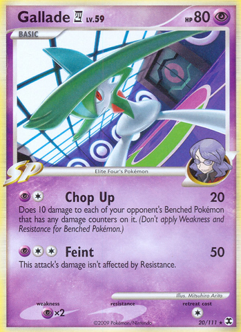 Gallade (20/111) [Platinum: Rising Rivals] - The Mythic Store | 24h Order Processing