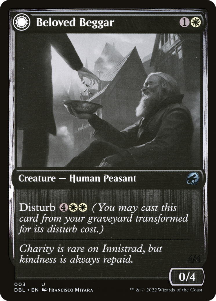 Beloved Beggar // Generous Soul [Innistrad: Double Feature] - The Mythic Store | 24h Order Processing