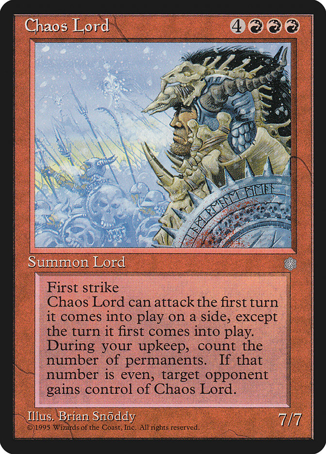 Chaos Lord [Ice Age] - The Mythic Store | 24h Order Processing
