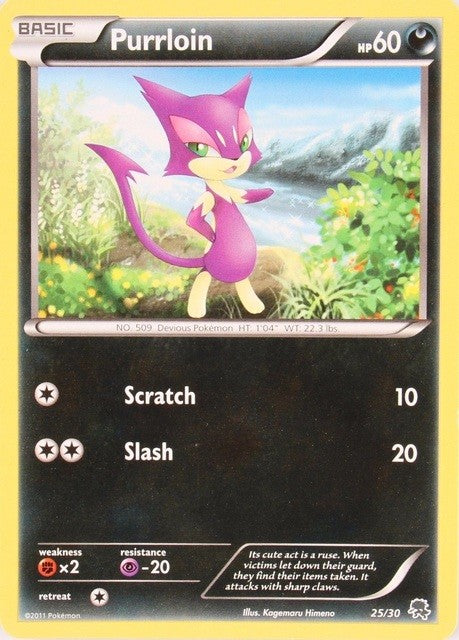 Purrloin (25/30) [Black & White: Trainer Kit - Zoroark] - The Mythic Store | 24h Order Processing