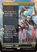Thunder of Unity (Borderless) [Tarkir: Dragonstorm] - The Mythic Store | 24h Order Processing