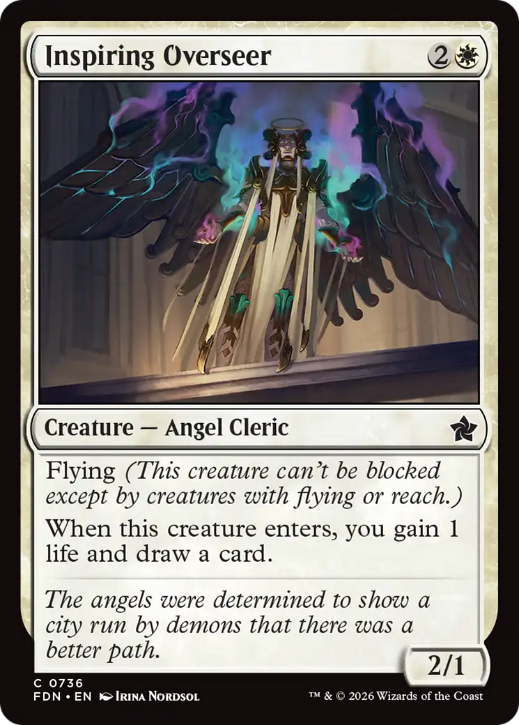 Inspiring Overseer (0736) [Foundations] - The Mythic Store | 24h Order Processing