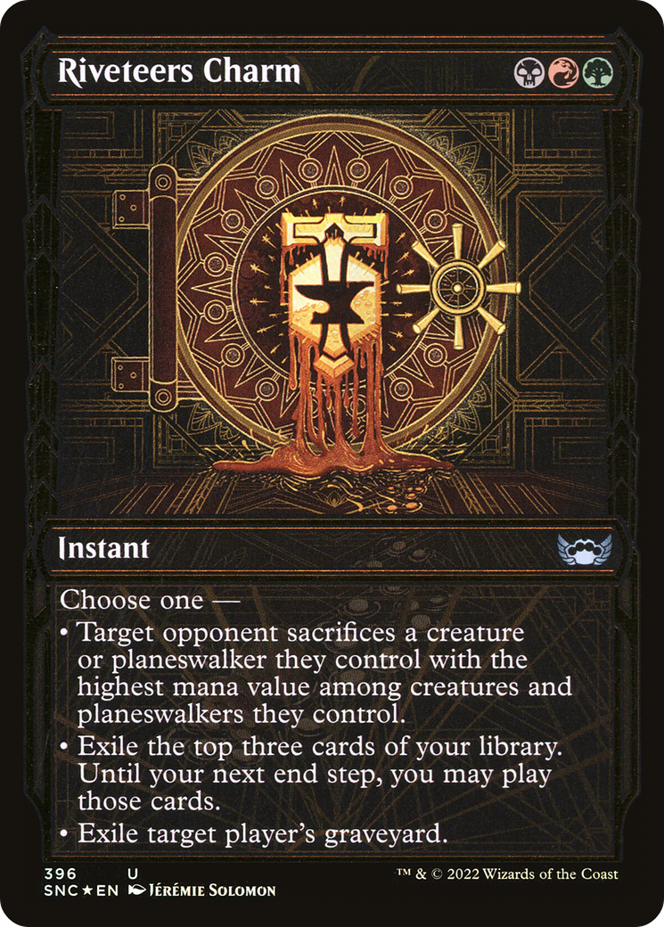 Riveteers Charm (Showcase Golden Age Gilded Foil) [Streets of New Capenna] - The Mythic Store | 24h Order Processing